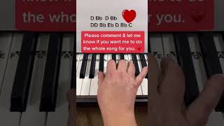 Drivers License Piano Tutorial 💔😢☹️ shorts [upl. by Enytnoel]