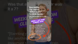 Im sharing the best bouldering tips from climbing pros at a new weekly Substack shorts [upl. by Mahla875]