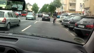 Roßstrasse Fahrrad Abstand rechts überholen [upl. by Nabala295]