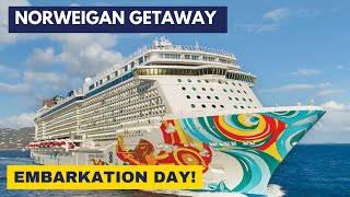 Norwegian Getaway Embarkation Day  Navigating Your First Day on the Getaway [upl. by Mccafferty]