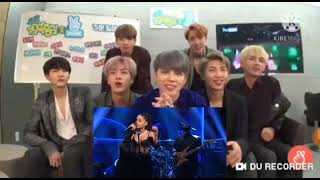 bts reactionariana grande [upl. by Nobell]