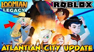 Atlanthian City Update FULL WALKTHROUGH  Loomian Legacy Roblox [upl. by Aiotal]