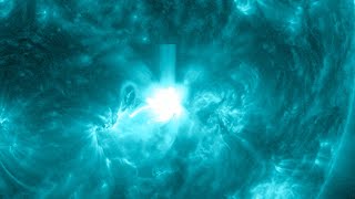 Sun blasts powerful X13 solar flare Spacecraft sees it in multiple wavelengths [upl. by Alesig266]