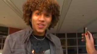 Corbin Bleu Interview [upl. by Enitselec865]