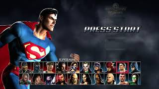 Mortal Kombat vs DC Universe  Arcade mode as Superman [upl. by Atsirc]