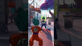 GOKU TROLLS VEGETA🤣😬shorts [upl. by Okihcim]