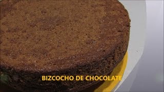 Bizcocho de chocolate receta [upl. by Maren]