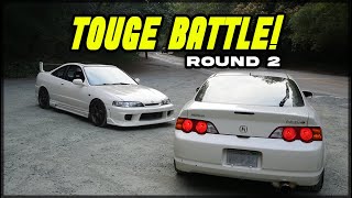 TOUGE BATTLE  Integra DC5 vs Integra DC2 Round 2 FAST [upl. by Macy]