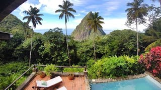 Jaco Pitons Villa Soufriere St Lucia  Overlooking Pitons [upl. by Rome]