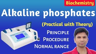 Alkaline phosphatase ALP Test Principle Procedure Normal range [upl. by Aleemaj462]