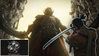 Elden Ring DLC Promised Consort Radahn with Sekiro Deflection amp Parry [upl. by Anoed]