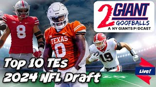 Top 10 Tight Ends 2024 NFL Draft Prospects [upl. by Esdras]