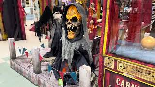 Spirit Halloween in Cherryville mall Rockford Demonic Gatekeeper Animatronic [upl. by Noivart]