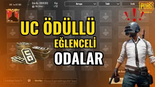 UC Ã–DÃœLLÃœ ve EÄžLENCELÄ° ODALARÂ  CUSTOM ROOMÂ  PUBG MOBÄ°LE CANLI YAYIN [upl. by Asnarepse]