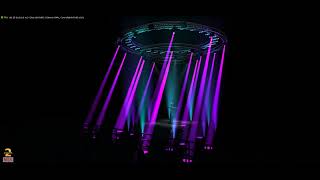 GrandMA2 onPC  MA3D Light Show  Fehrplay  Aria [upl. by Attenrev]