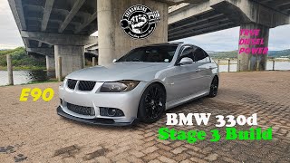 Bmw e90 330D Pov Onboard Top Speed Drive on German Autobahn [upl. by Etan]