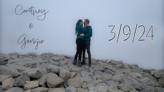 Vlog 170 Proposal On Scafell Pike  The Lake District [upl. by Letsou]