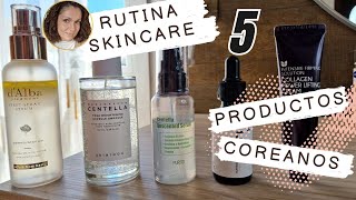 Mi Rutina de SkinCare con 5 Productos Coreanos ¿Son Mejores que los Europeos  Tips y Opiniones [upl. by Anirtek9]