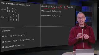 Indical notation  Kronecker delta [upl. by Eart]