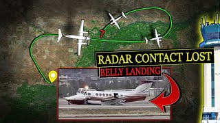 quotRadar Contact Lostquot  Pilot Not Responding  BELLY LANDING at Billings [upl. by Gorden]