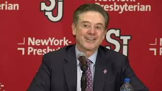 Rick Pitino  St Johns Press Conference  PhD [upl. by Kwan660]