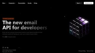 React Email Website with Nextjs Typescript Tailwind CSS Framer Motion [upl. by Dew937]