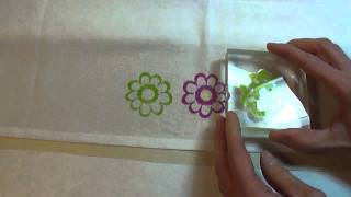 Stamping on Fabric [upl. by Yeloc]