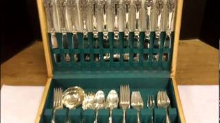 Reed and Barton sterling silver flatware set [upl. by Ottie]