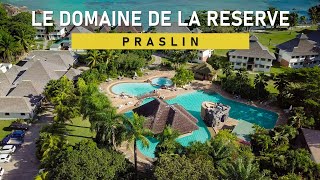 Hotel quotLe Domaine de La Reservequot on Praslin Seychelles [upl. by Aketal]