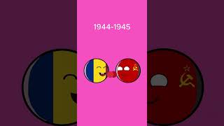 relationship changes in ww2 countryballs usa russia germany japan relationship uk [upl. by Ylesara]