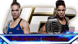 Amanda Nunes Vs Ronda Rousey [upl. by Eisenstark]