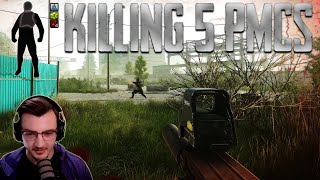 Killing 5 Geared PMCs in Under 3 Minutes  Escape from Tarkov Highlights [upl. by Letsyrhc]