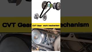 CVT Gear work mechanism mechanicalengineering automobile [upl. by Rieger926]