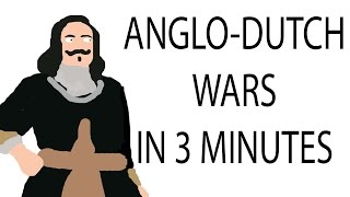 AngloDutch Wars  3 Minute History [upl. by Nivrag267]