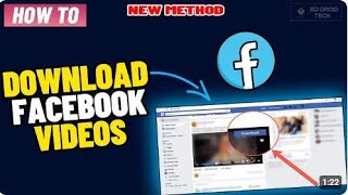 Facebook video download kaise kare I How to download facebook video I Laptop Mobile PC [upl. by Tiloine]