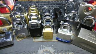 181 My Padlock Collection Part 1 [upl. by Suollecram373]