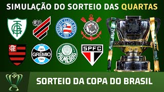 COPA DO BRASIL  Simulação do sorteio das QUARTAS [upl. by Yleen]