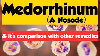 Medorrhinum homeopathic medicine  Nosode  Medorrhinum and its comparison with other remedies [upl. by Chaddy]