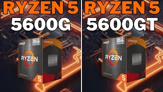 Ryzen 5 5600G vs Ryzen 5 5600GT  Teste Comparativo [upl. by Morna677]