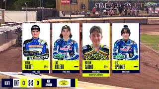 Heat 1  Oxford vs ScunthorpeSheffield  National League  OXFORD SPEEDWAY TV 2024 [upl. by Land988]