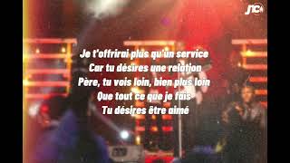 Tu me sondes  Gloire Kasonga Vidéo Lyrics paroles [upl. by Nedrud207]