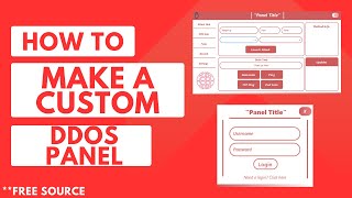 HOW TO MAKE A DDOS PANEL FREE PANEL SOURCE [upl. by Nyleda]