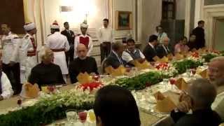 President Mukherjee hosts dinner to SAARC Leaders at Rashtrapati Bhavan [upl. by Cloe60]