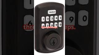 Kwikset Powerbolt 250 Factory Reset in 3 Easy Steps smartlocks kwikset factoryreset [upl. by Malda]