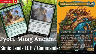 Deck Tech Jyoti Moag Ancient Simic Lands EDH  Commander [upl. by Drice848]