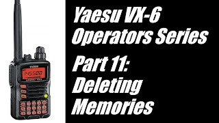 VX6 Operators Series  Part 11 DeletingMasking a Memory Channel [upl. by Aeneas]