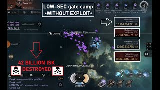 EVE ECHOES The 42 billion ISK LOWSEC gate camp [upl. by Barrett]