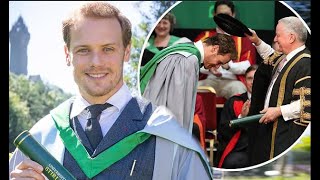 quotSam Heughan Receives Honorary Doctorate – A Memorable Moment and Incredible Charity Contributionsquot [upl. by Eppilihp2]