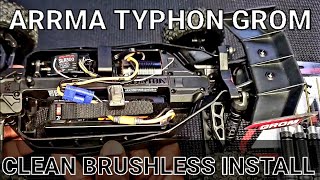 Arrma Typhon GROM Spektrum Brushless 2in1 System Install amp Run [upl. by Kato]