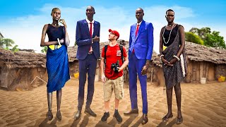 TALLEST HUMANS ON EARTH South Sudan  75 FEET [upl. by Yvor]